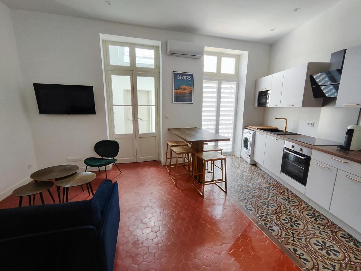 Bright And Modern 3-Bedroom Apartment, 90M2 With Air Condition, In Béziers Eksteriør billede