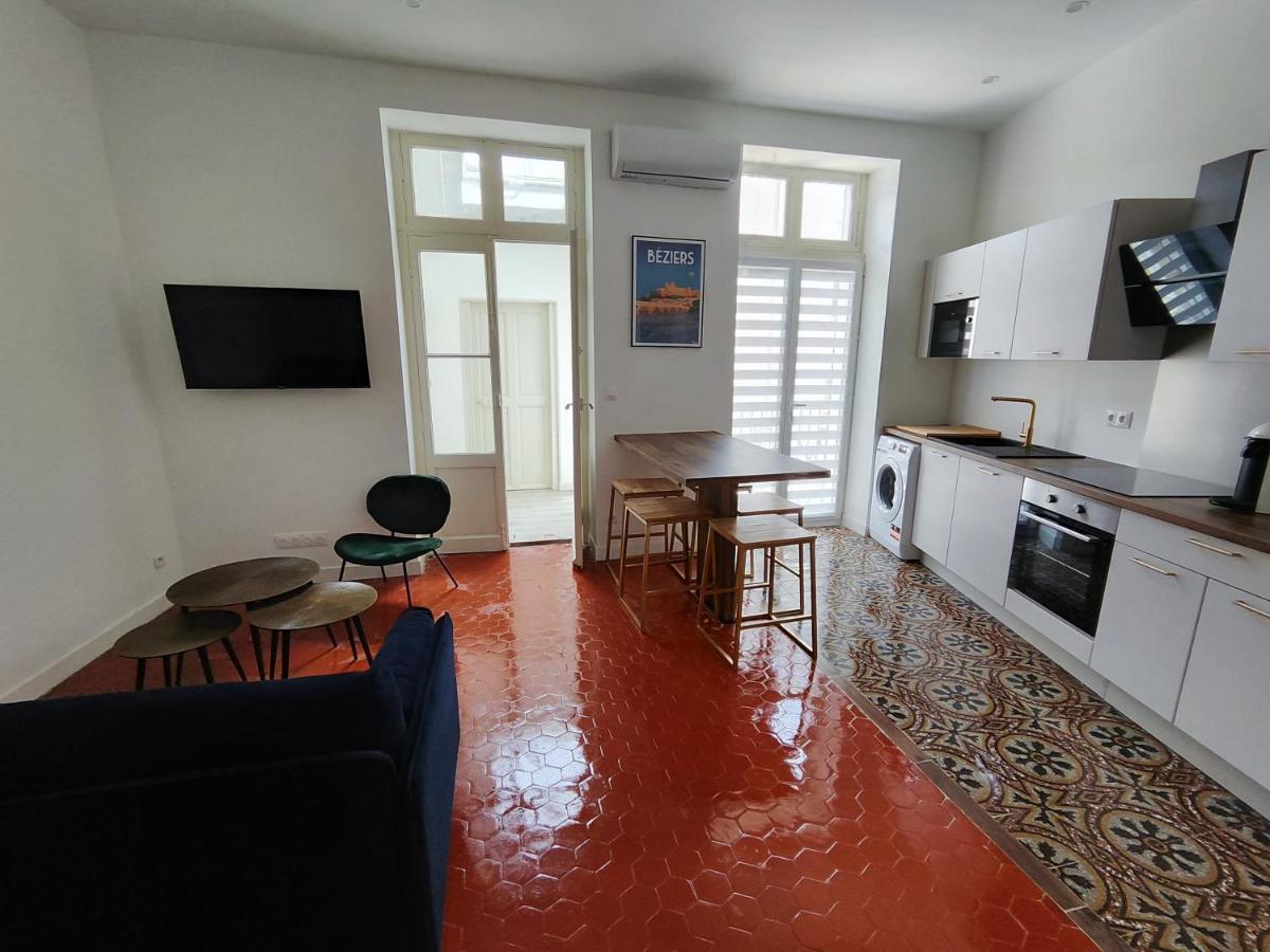 Bright And Modern 3-Bedroom Apartment, 90M2 With Air Condition, In Béziers Eksteriør billede